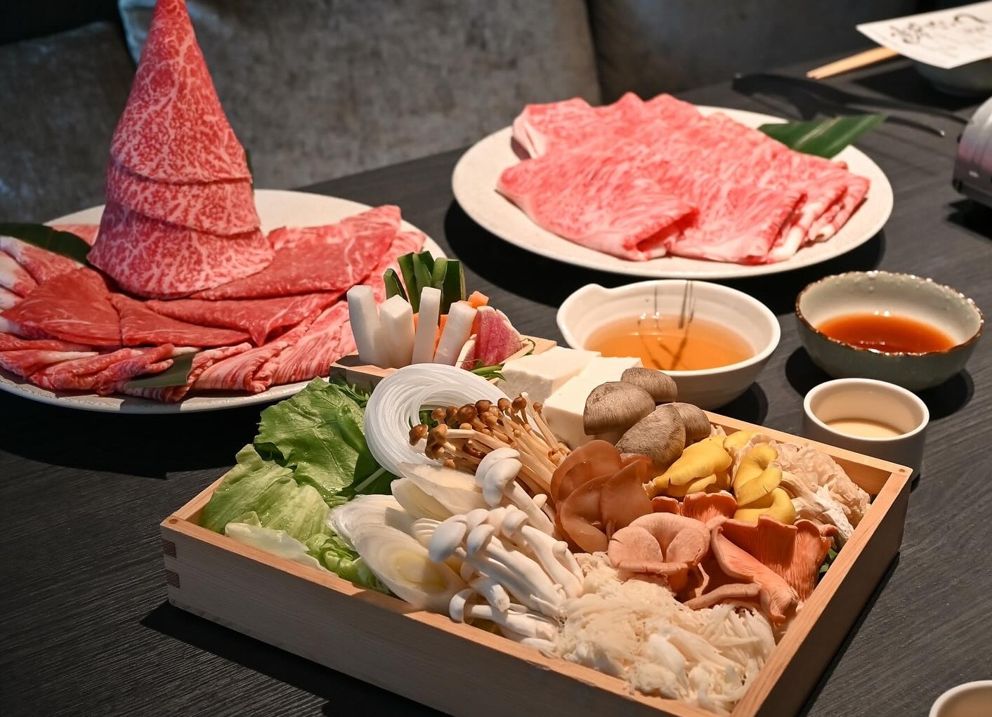 和牛と野菜の盛り合わせ