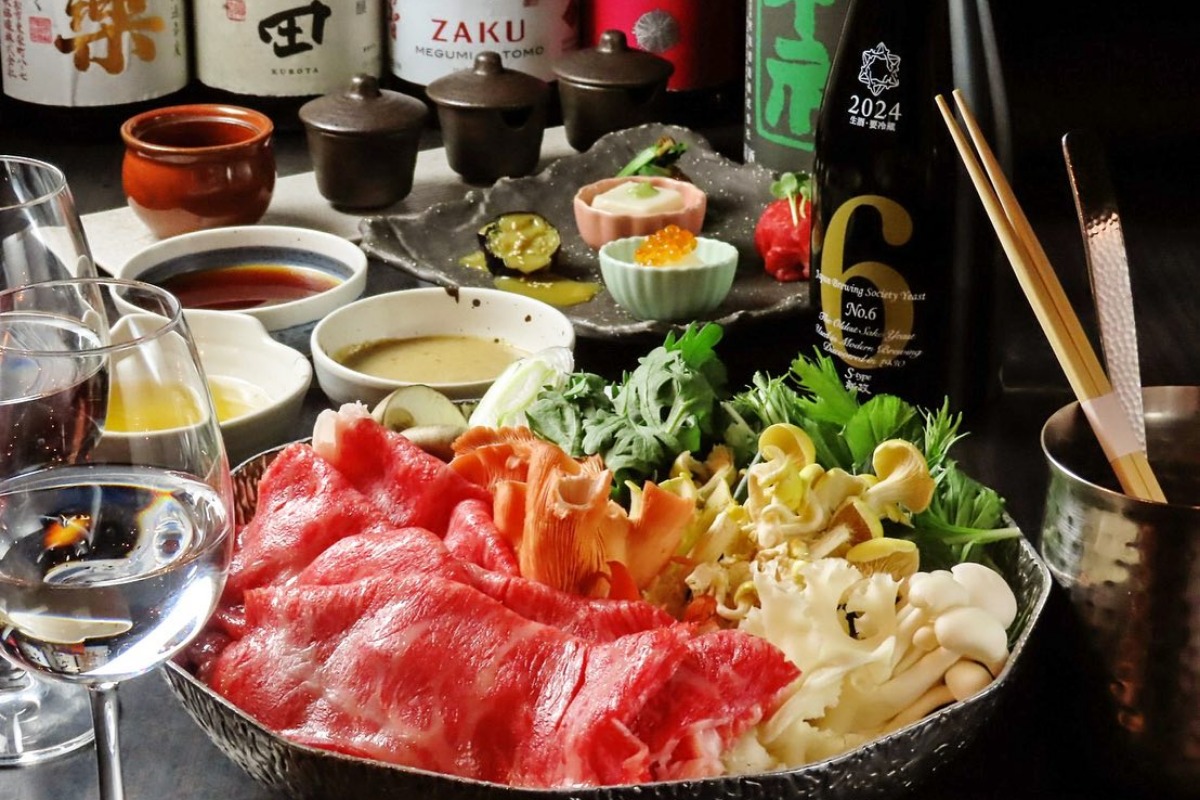 しゃぶ輝の和牛と野菜の盛り合わせ