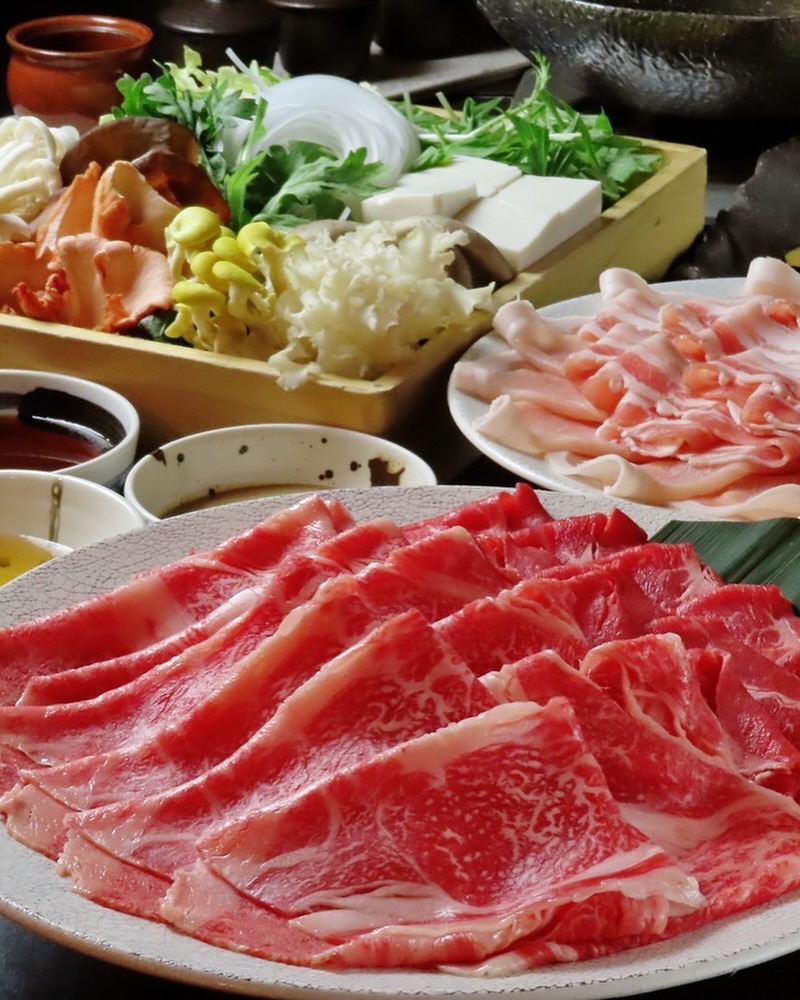 きのこと和牛の盛り合わせ